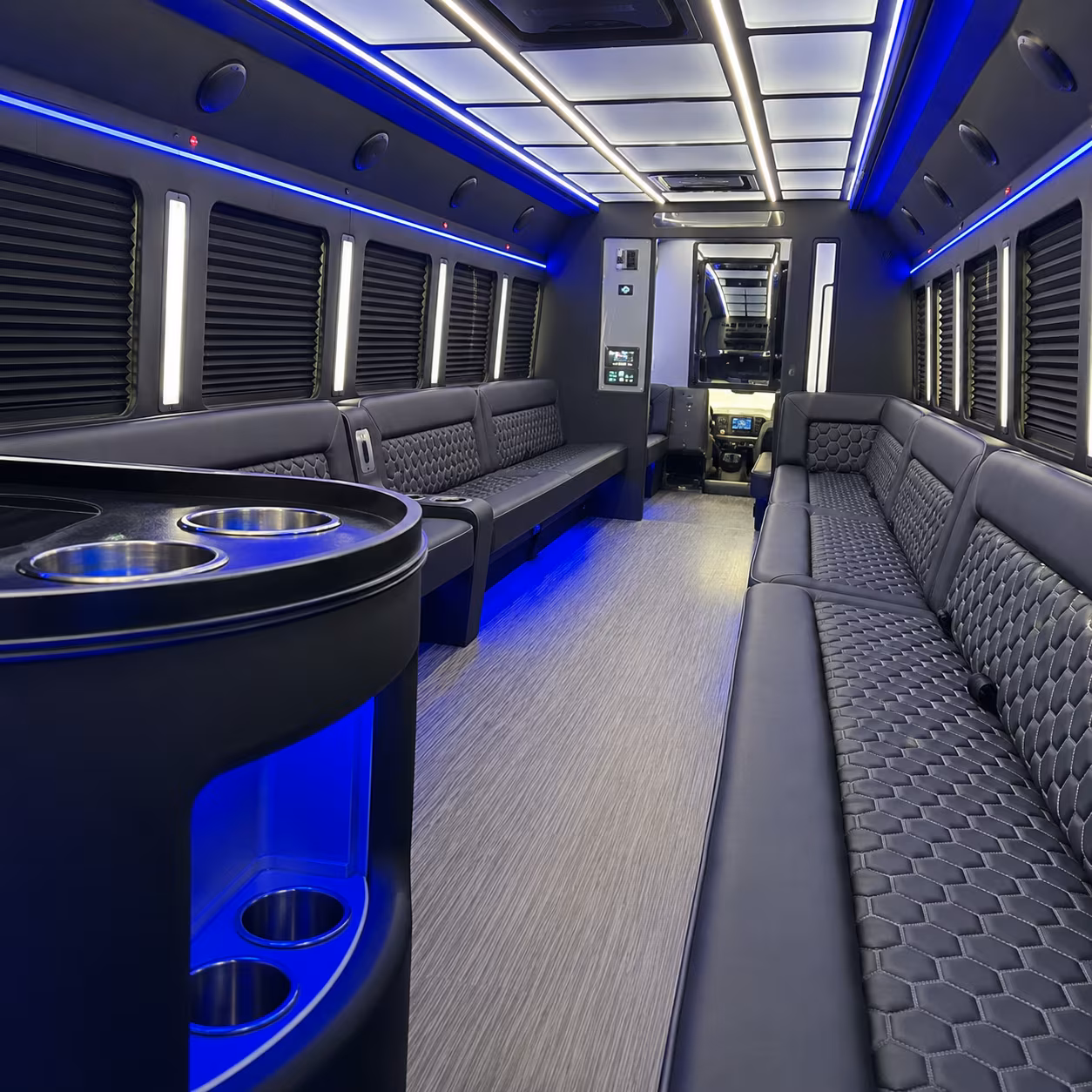 Renton Bachelor & Bachelorette Transportation party bus exterior