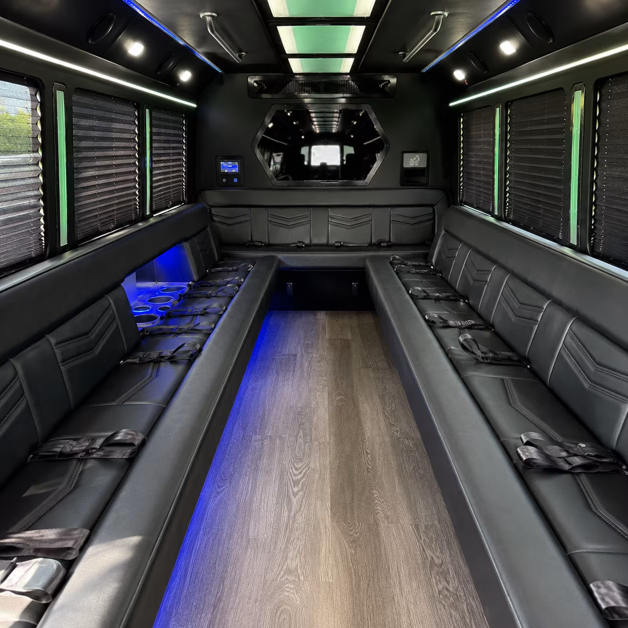 Renton Birthday, Sweet 16, & Quinceañera Transportation party bus exterior