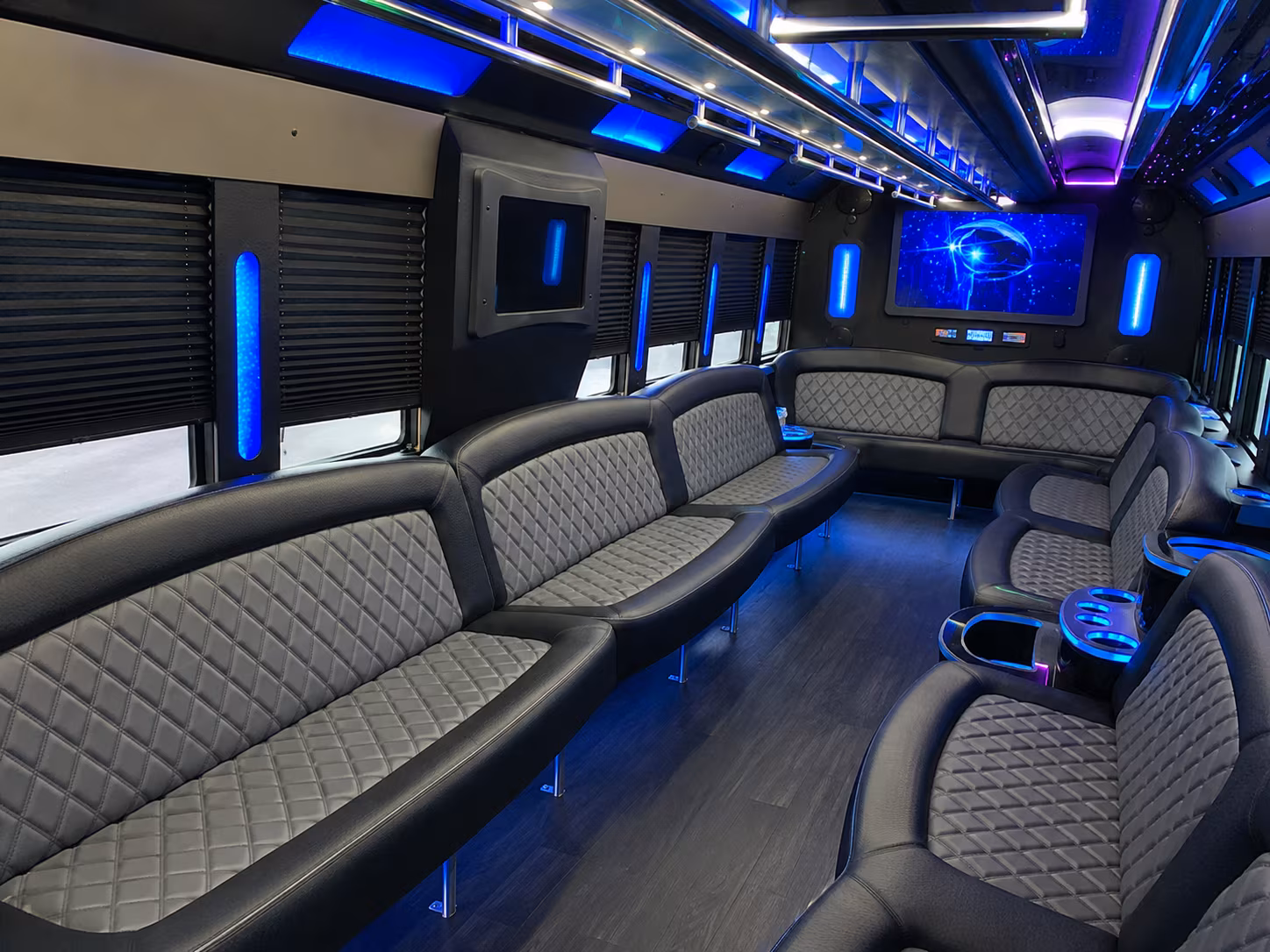 Renton Birthday, Sweet 16, & Quinceañera Transportation party bus exterior
