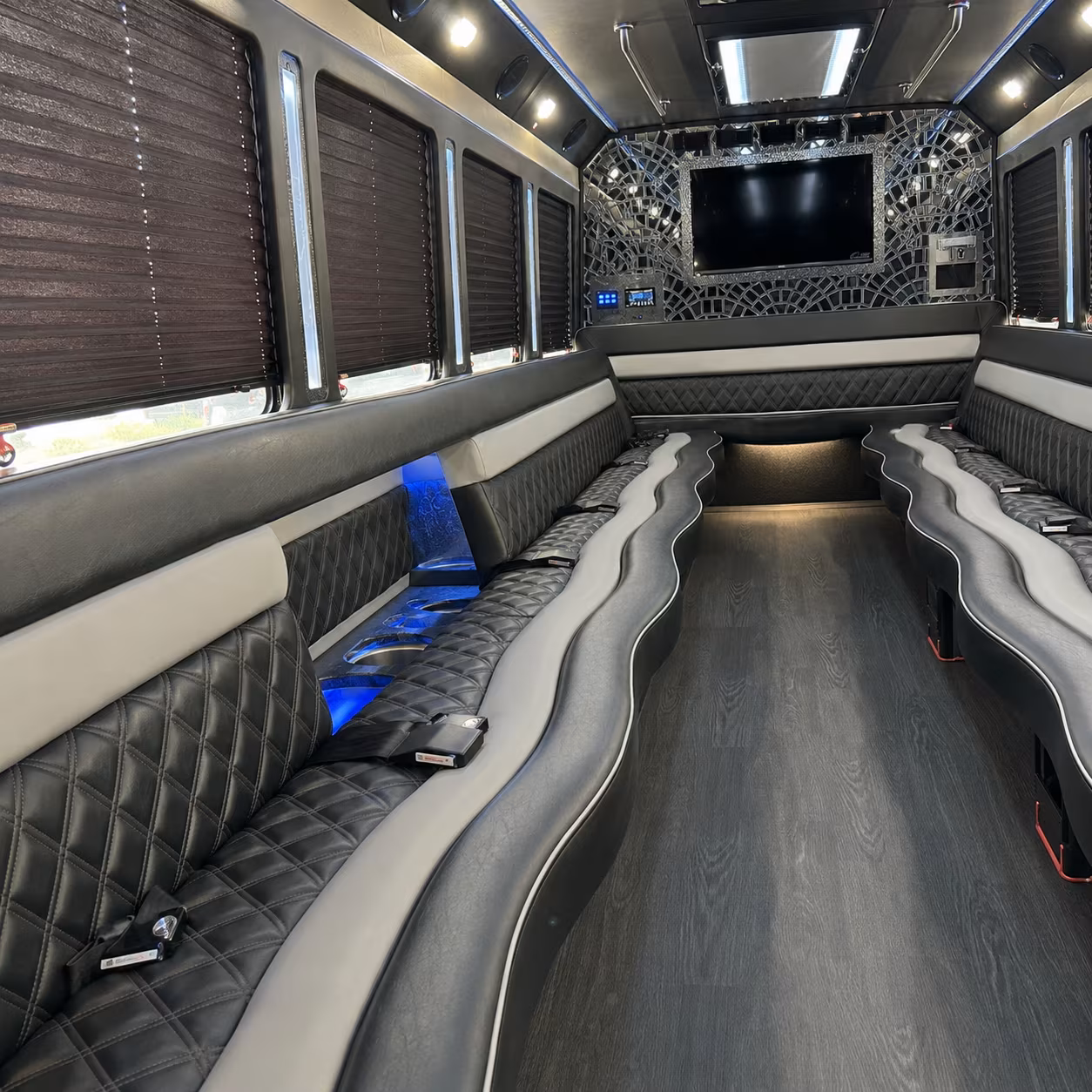 Renton Concert & Music Festival Transportation party bus exterior