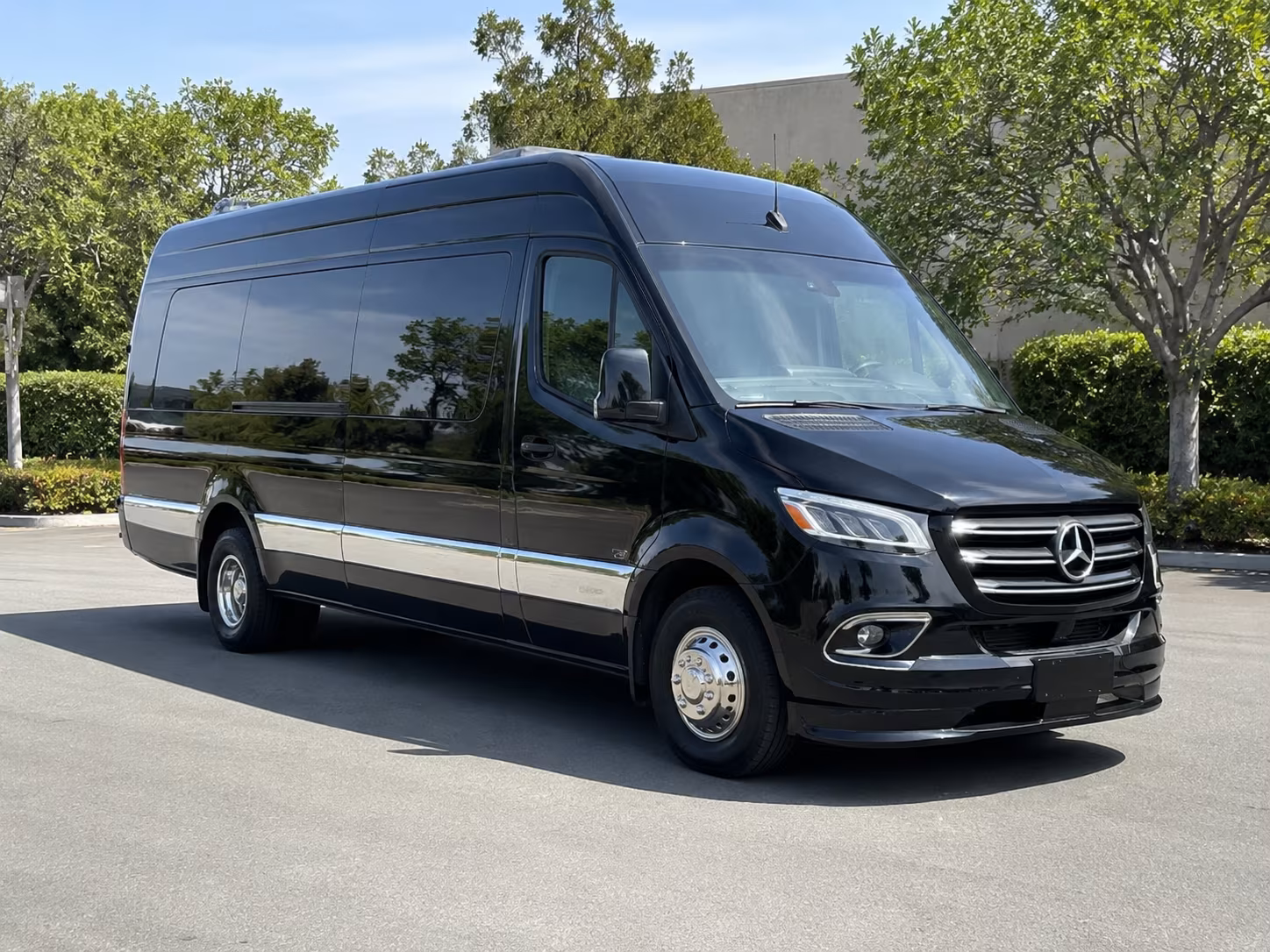 Renton Corporate Transportation party bus exterior