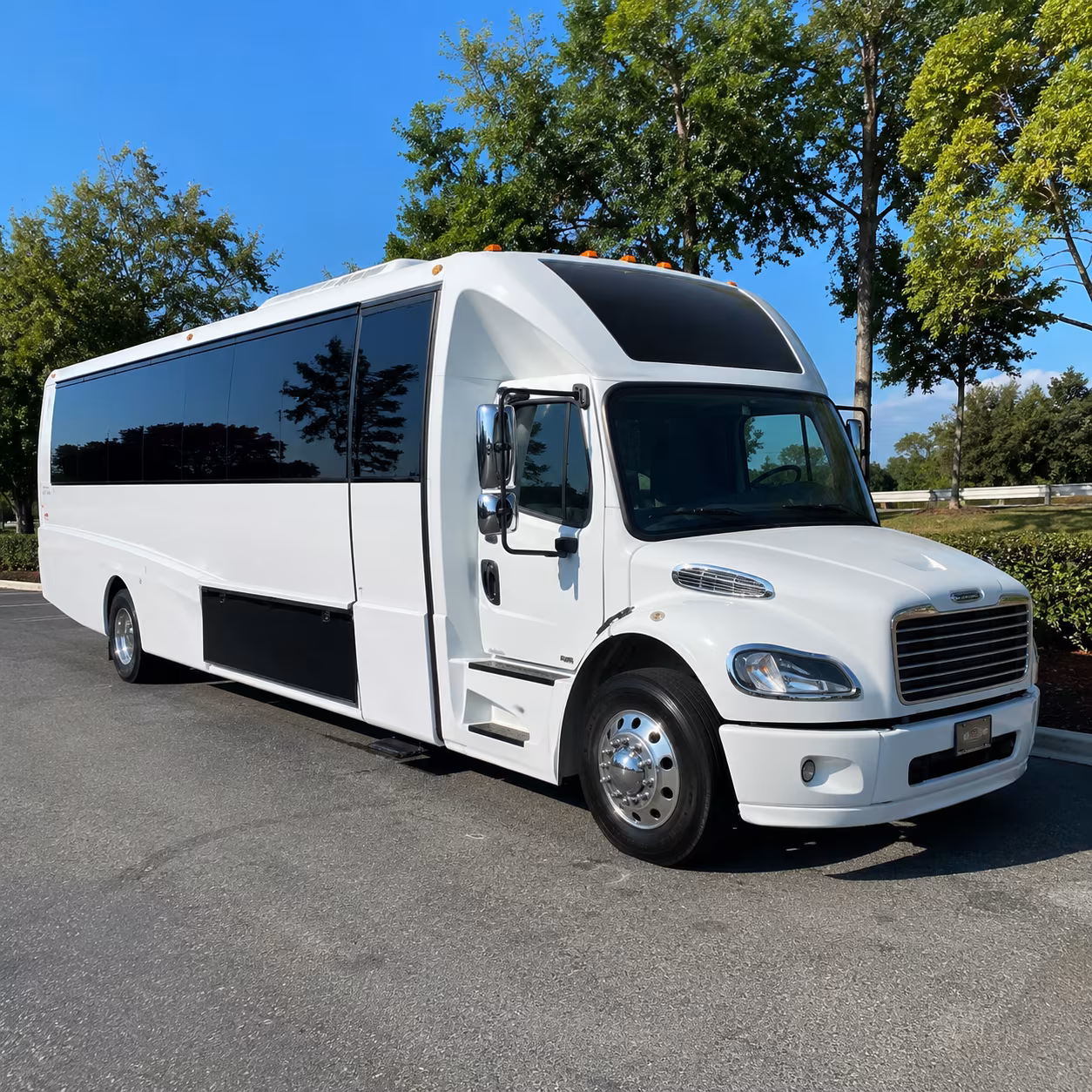 Renton Private Event Transportation party bus interior