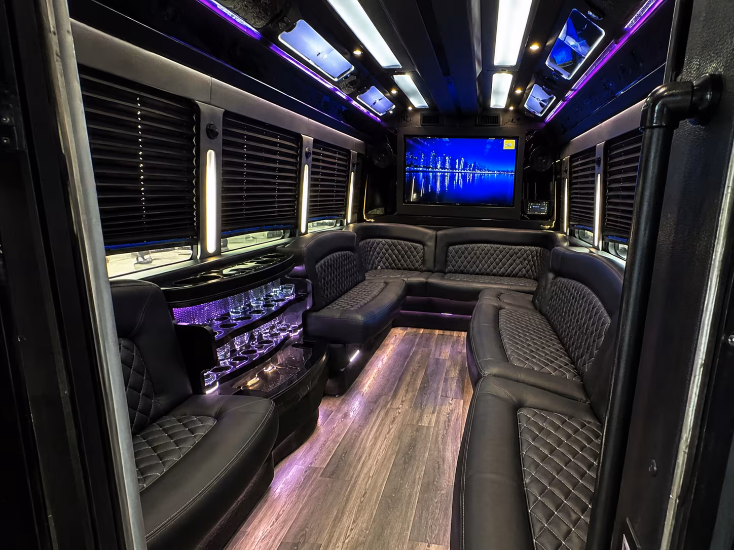 Renton Prom & Homecoming Transportation party bus exterior