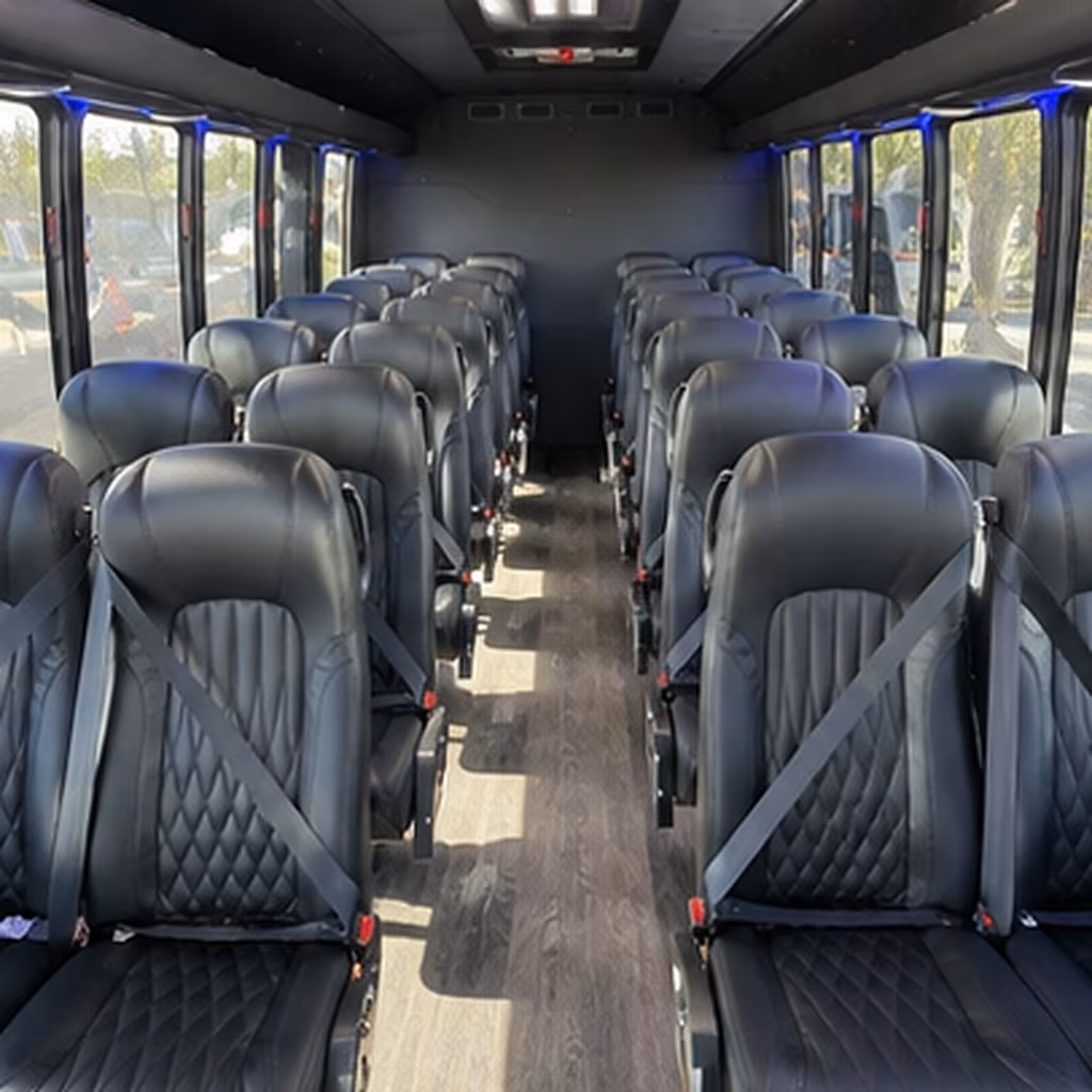 Renton School Event Transportation onboard seating