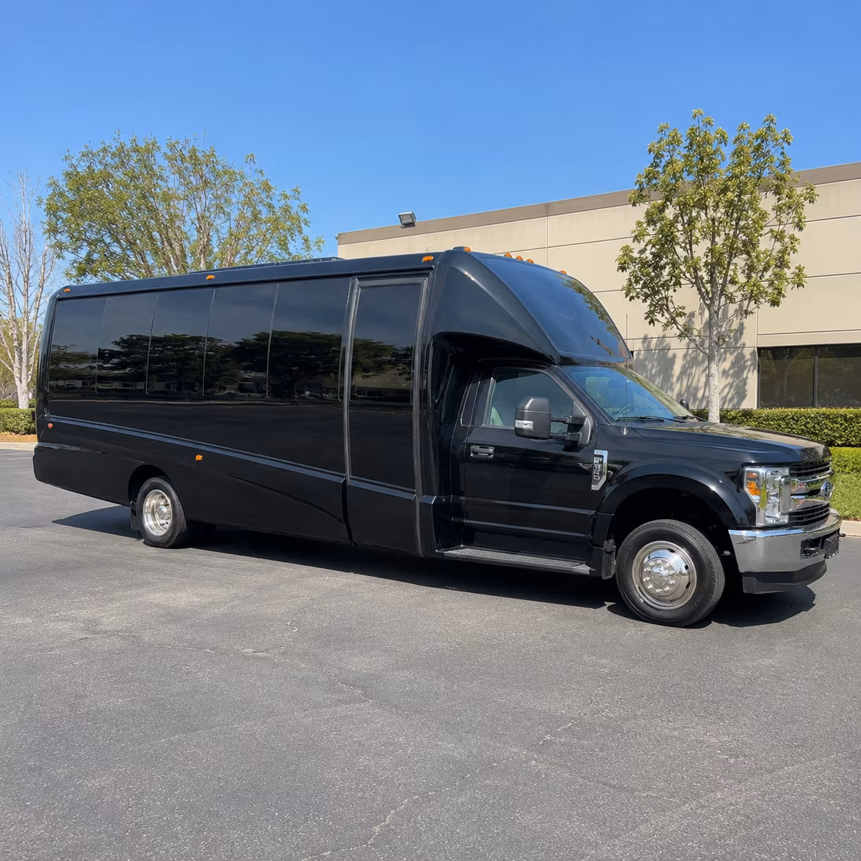 Renton Sporting Event Transportation party bus exterior
