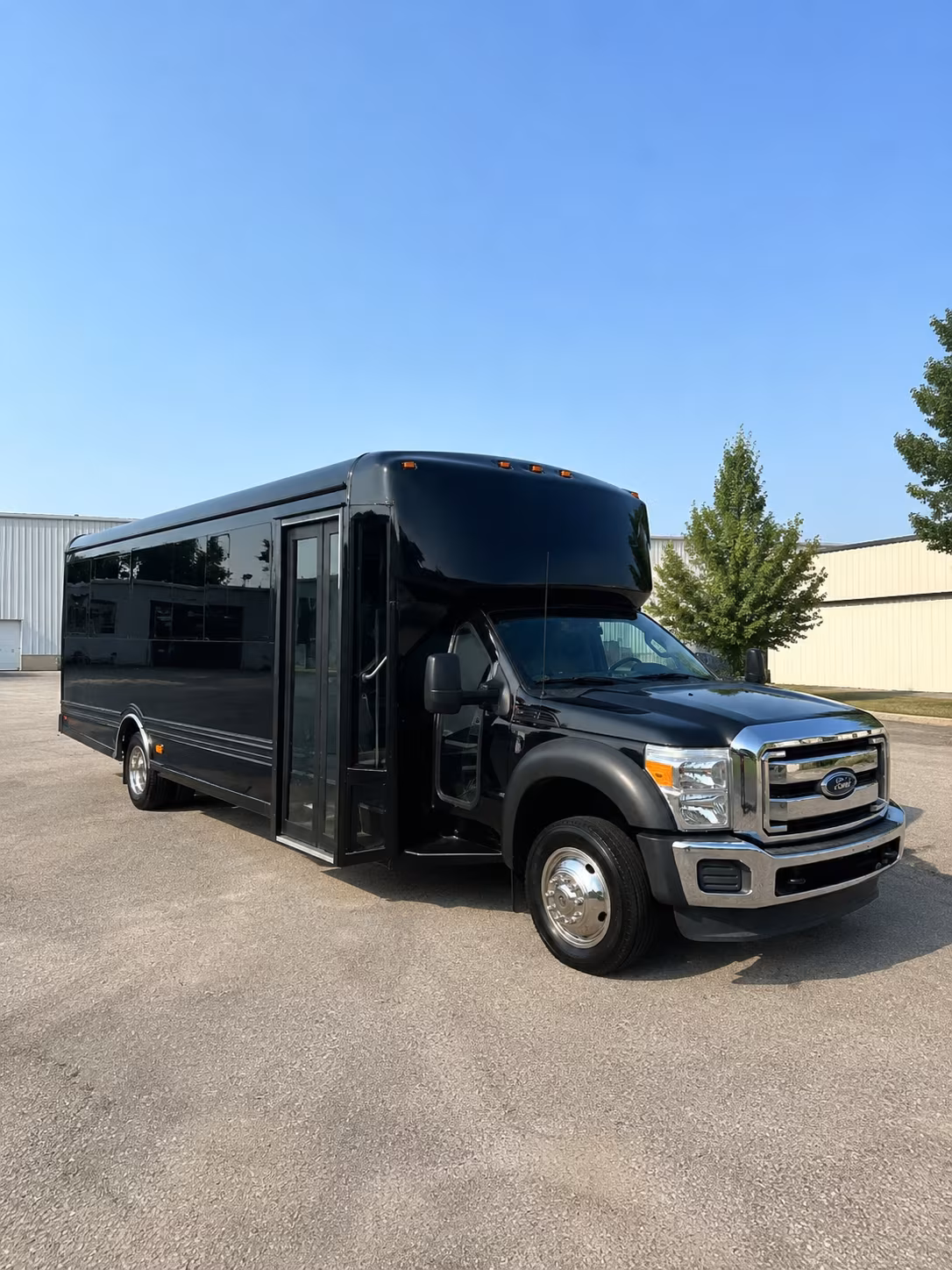 Renton Sporting Event Transportation party bus exterior
