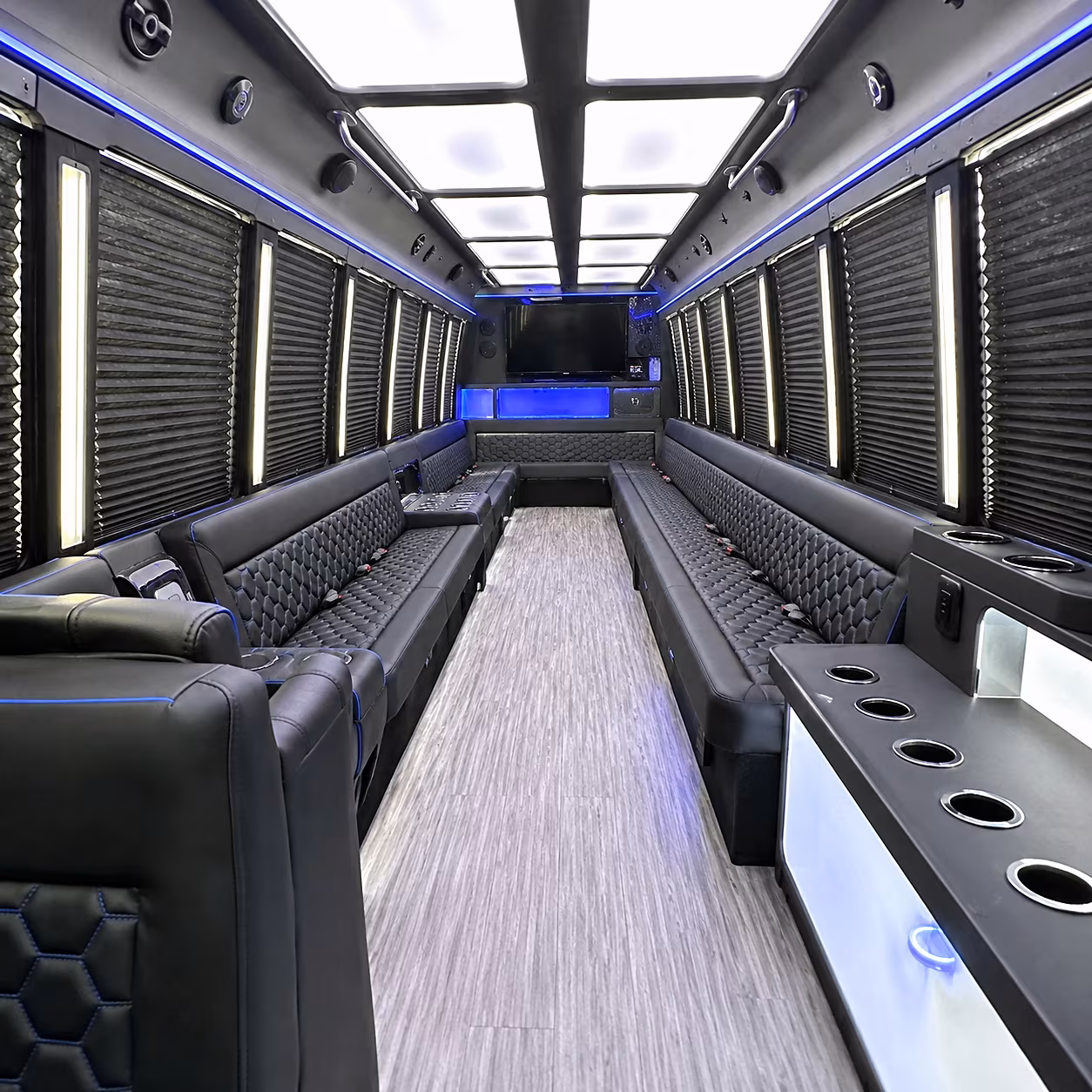 Renton Winery Tour & Pub Crawl Transportation onboard seating