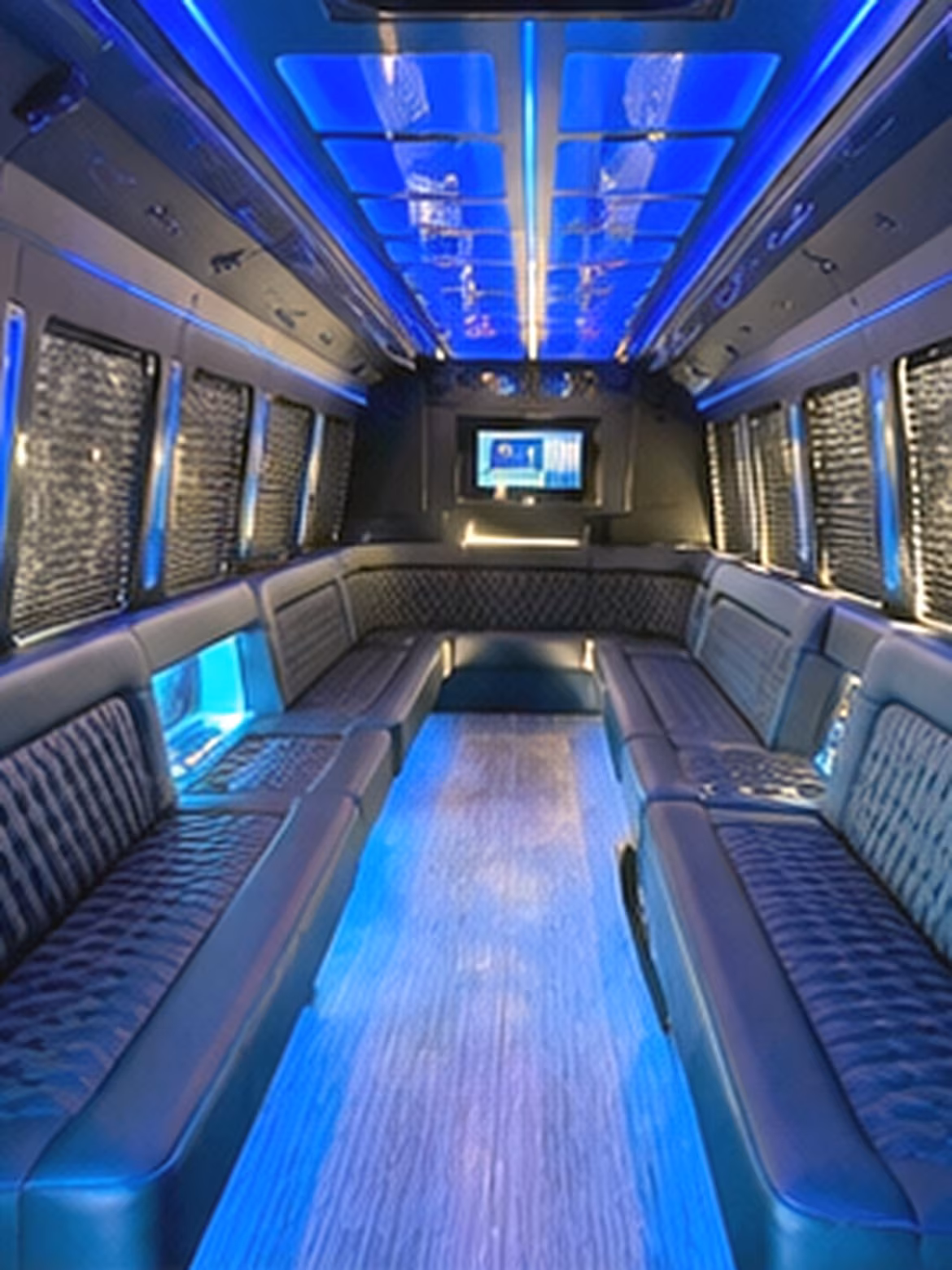 Renton Winery Tour & Pub Crawl Transportation party bus interior