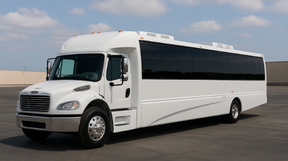 Exterior of Charter Bus Company Sammamish's 20 Passenger Party Bus in Sammamish