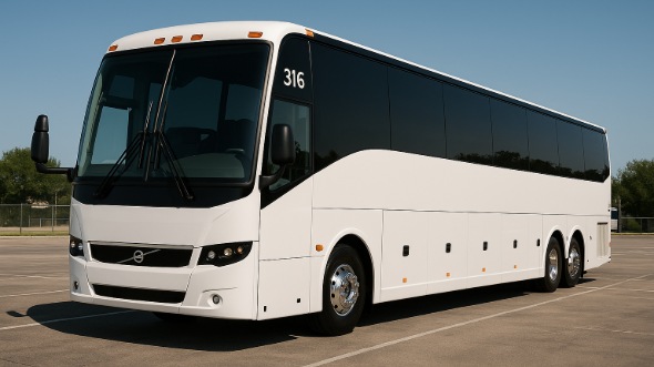 Exterior of Charter Bus Company Tacoma's 40 Passenger Party Bus in Tacoma