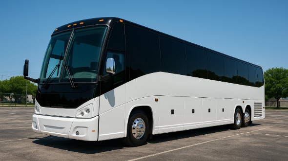 Exterior of Charter Bus Company Renton's 44 Passenger Charter Bus in Renton