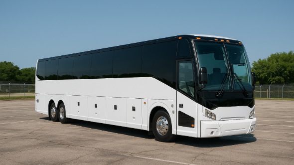 Exterior of Charter Bus Company Federal Way's 50 Passenger Party Bus in Federal Way
