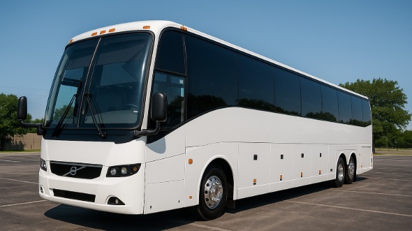 Exterior of Charter Bus Company Renton's 51 Passenger Charter Bus in Renton