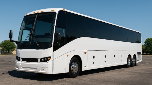 Exterior of Charter Bus Company Renton's 54 Passenger Charter Bus in Renton